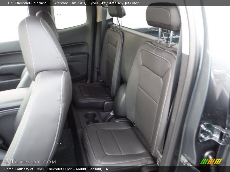 Cyber Gray Metallic / Jet Black 2015 Chevrolet Colorado LT Extended Cab 4WD