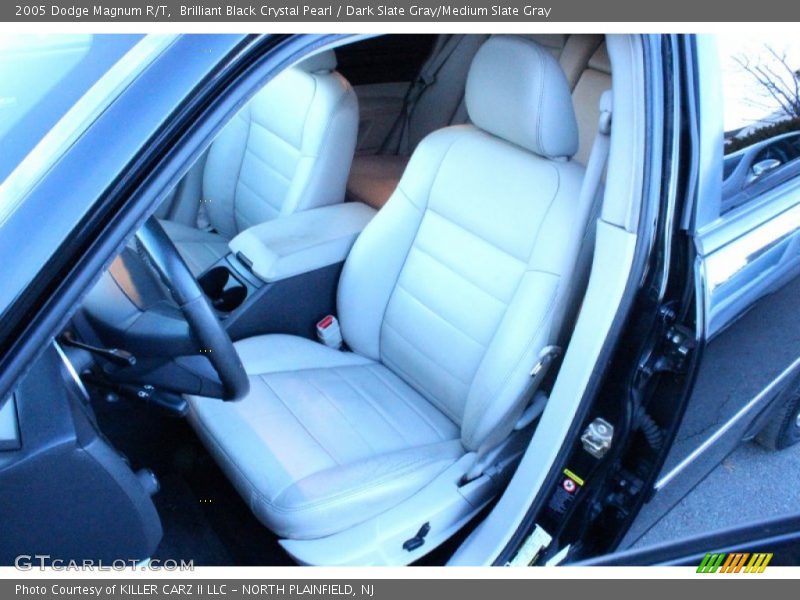 Brilliant Black Crystal Pearl / Dark Slate Gray/Medium Slate Gray 2005 Dodge Magnum R/T