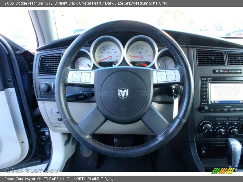 Brilliant Black Crystal Pearl / Dark Slate Gray/Medium Slate Gray 2005 Dodge Magnum R/T