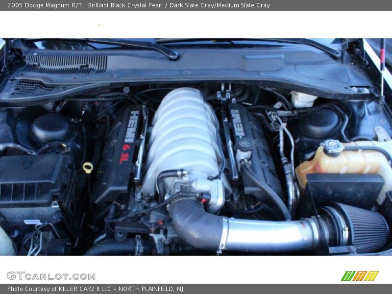 Brilliant Black Crystal Pearl / Dark Slate Gray/Medium Slate Gray 2005 Dodge Magnum R/T