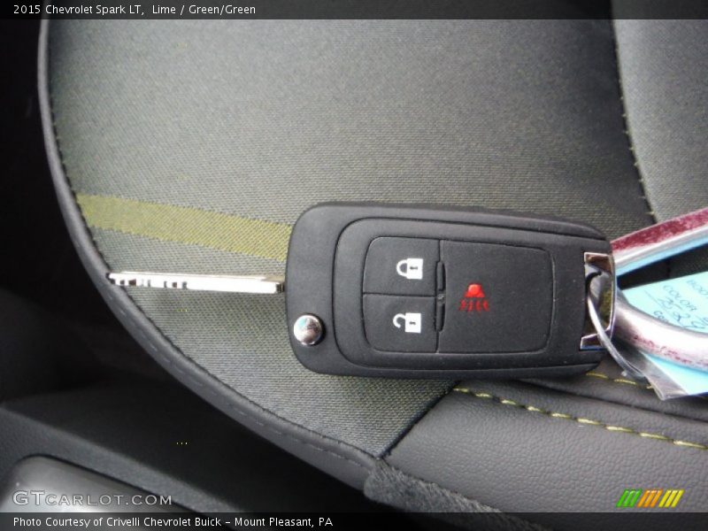 Lime / Green/Green 2015 Chevrolet Spark LT