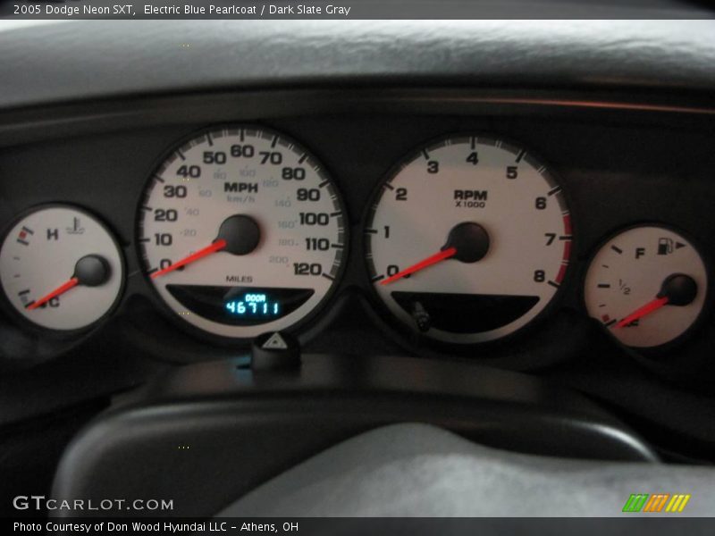 Electric Blue Pearlcoat / Dark Slate Gray 2005 Dodge Neon SXT