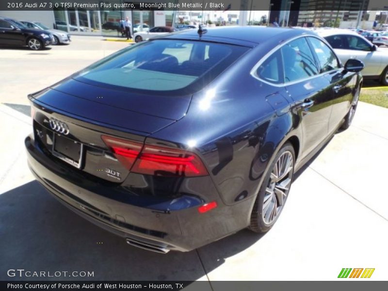 Moonlight Blue Metallic / Black 2016 Audi A7 3.0 TFSI Premium Plus quattro