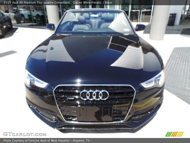 Glacier White Metallic / Black 2015 Audi A5 Premium Plus quattro Convertible