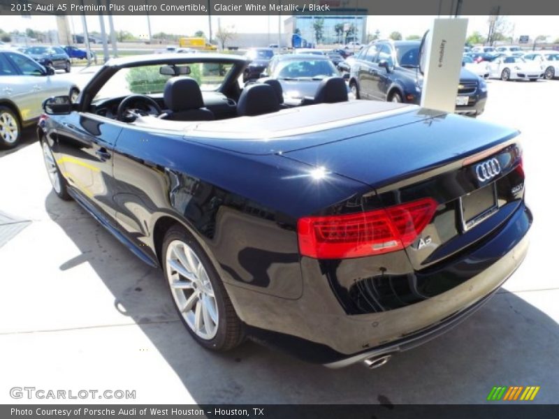 Glacier White Metallic / Black 2015 Audi A5 Premium Plus quattro Convertible