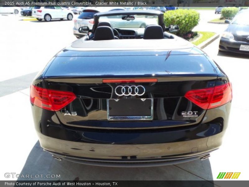 Glacier White Metallic / Black 2015 Audi A5 Premium Plus quattro Convertible