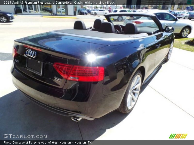 Glacier White Metallic / Black 2015 Audi A5 Premium Plus quattro Convertible