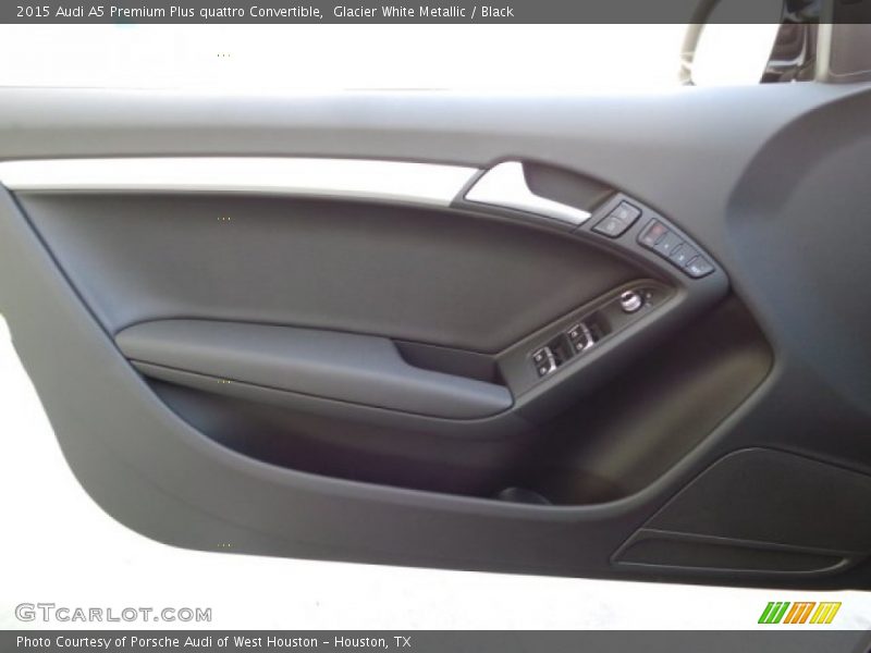 Glacier White Metallic / Black 2015 Audi A5 Premium Plus quattro Convertible