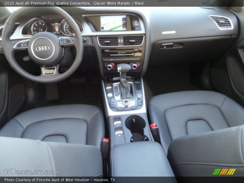 Glacier White Metallic / Black 2015 Audi A5 Premium Plus quattro Convertible
