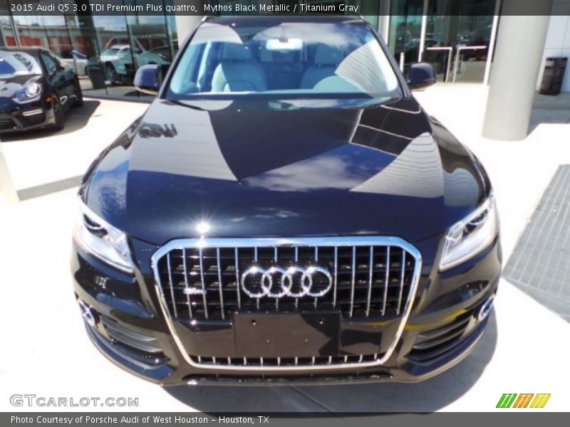 Mythos Black Metallic / Titanium Gray 2015 Audi Q5 3.0 TDI Premium Plus quattro
