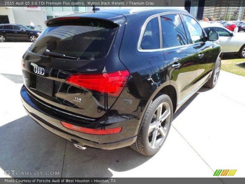 Mythos Black Metallic / Titanium Gray 2015 Audi Q5 3.0 TDI Premium Plus quattro