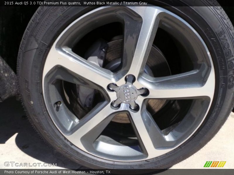 Mythos Black Metallic / Titanium Gray 2015 Audi Q5 3.0 TDI Premium Plus quattro