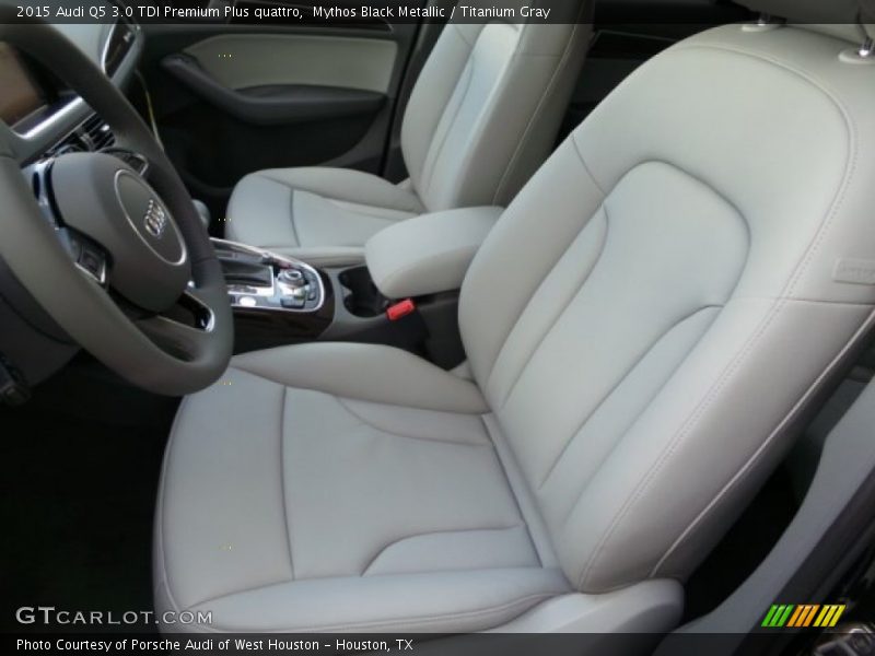 Mythos Black Metallic / Titanium Gray 2015 Audi Q5 3.0 TDI Premium Plus quattro