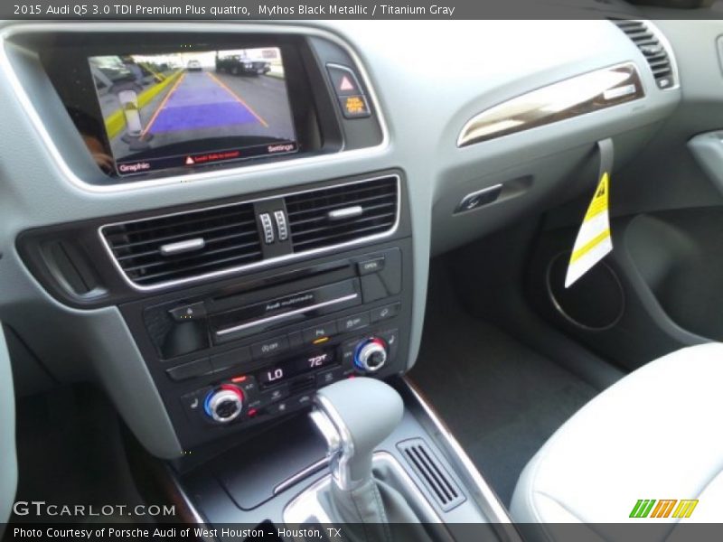 Mythos Black Metallic / Titanium Gray 2015 Audi Q5 3.0 TDI Premium Plus quattro