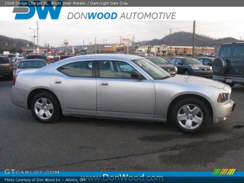 Bright Silver Metallic / Dark/Light Slate Gray 2008 Dodge Charger SE