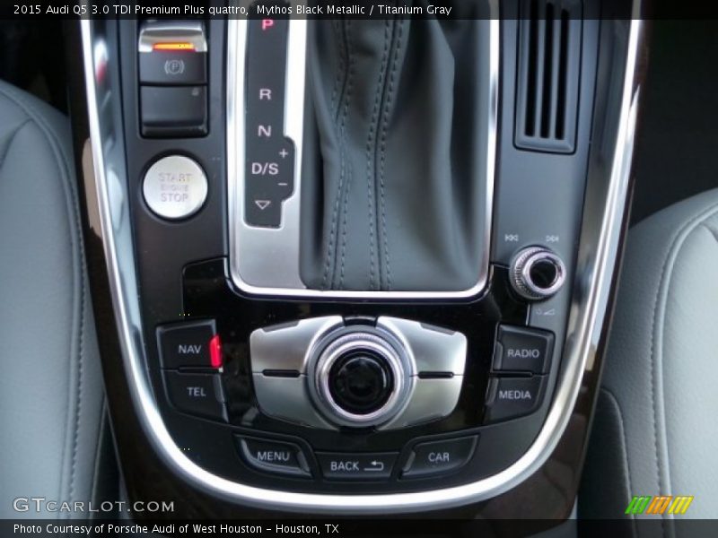 Mythos Black Metallic / Titanium Gray 2015 Audi Q5 3.0 TDI Premium Plus quattro