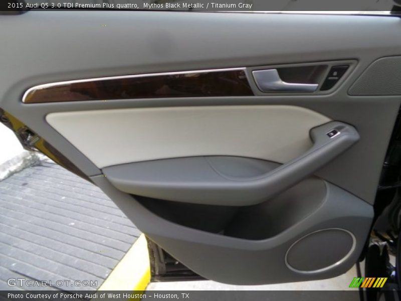 Mythos Black Metallic / Titanium Gray 2015 Audi Q5 3.0 TDI Premium Plus quattro
