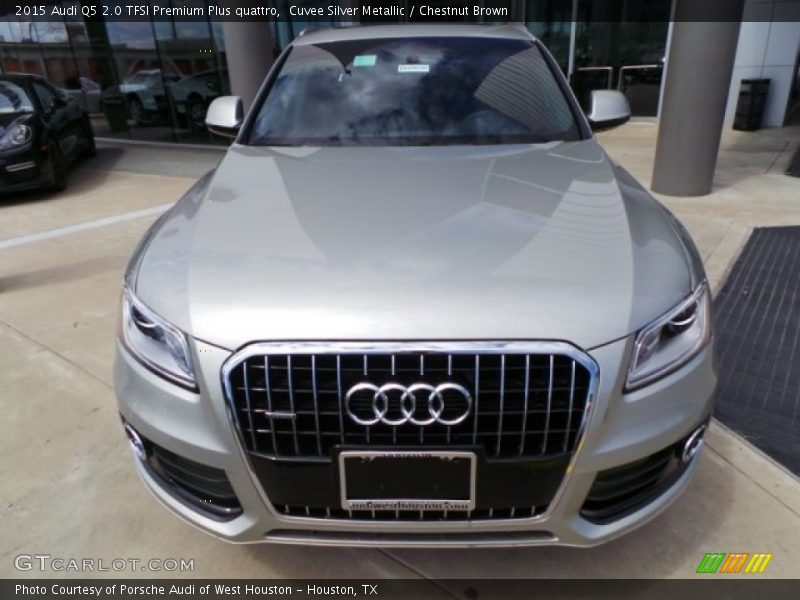 Cuvee Silver Metallic / Chestnut Brown 2015 Audi Q5 2.0 TFSI Premium Plus quattro