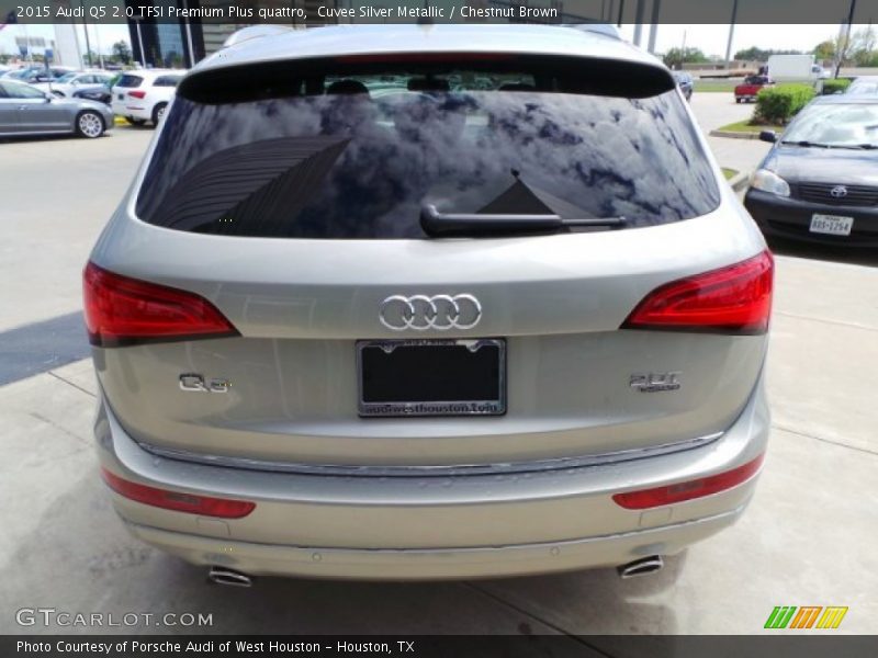 Cuvee Silver Metallic / Chestnut Brown 2015 Audi Q5 2.0 TFSI Premium Plus quattro