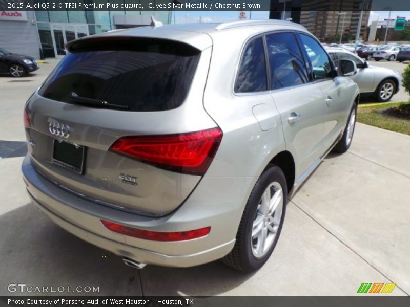 Cuvee Silver Metallic / Chestnut Brown 2015 Audi Q5 2.0 TFSI Premium Plus quattro