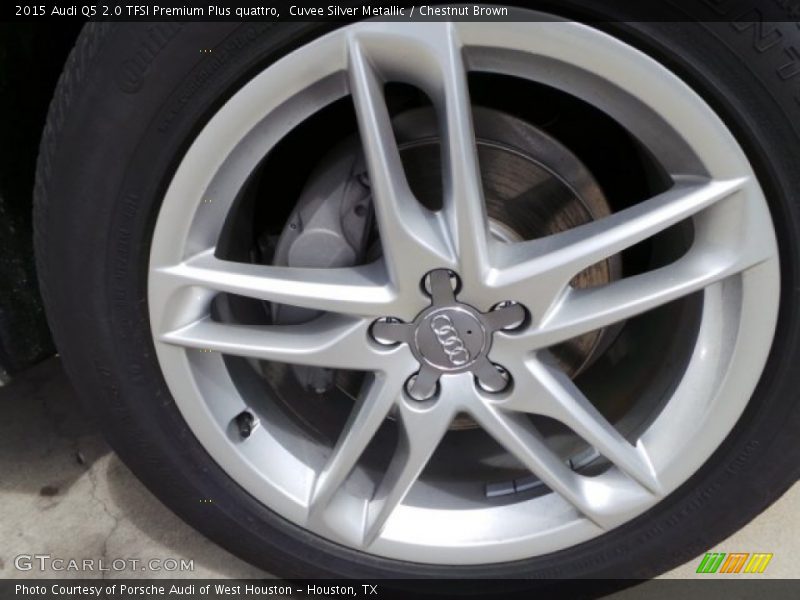 Cuvee Silver Metallic / Chestnut Brown 2015 Audi Q5 2.0 TFSI Premium Plus quattro