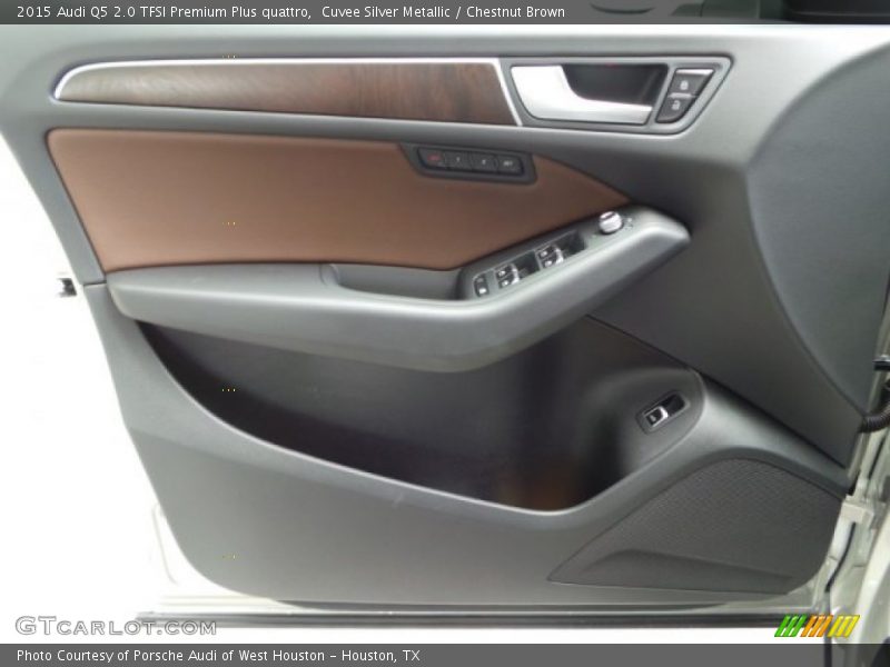 Cuvee Silver Metallic / Chestnut Brown 2015 Audi Q5 2.0 TFSI Premium Plus quattro