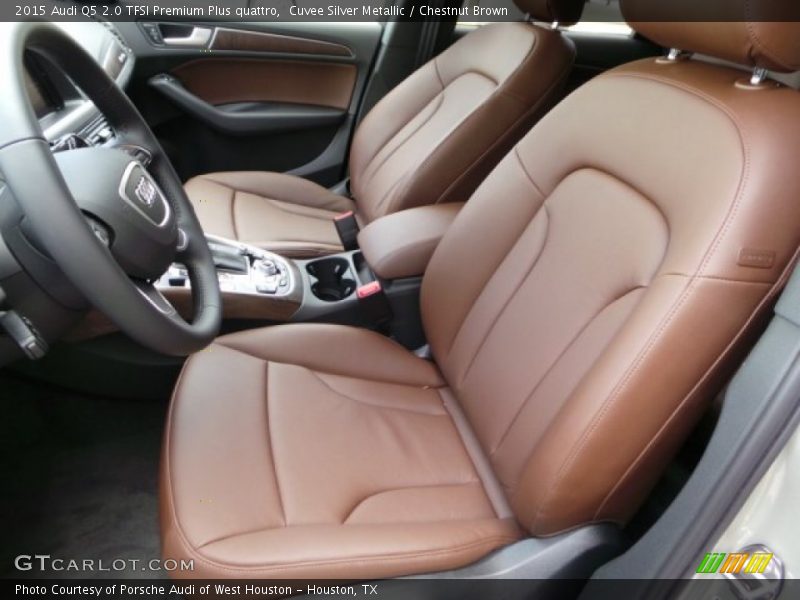 Cuvee Silver Metallic / Chestnut Brown 2015 Audi Q5 2.0 TFSI Premium Plus quattro