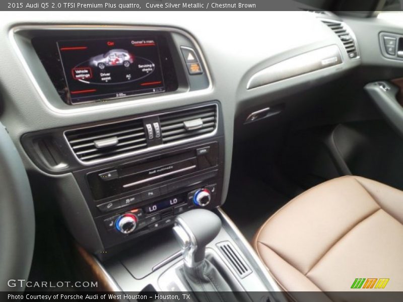 Cuvee Silver Metallic / Chestnut Brown 2015 Audi Q5 2.0 TFSI Premium Plus quattro