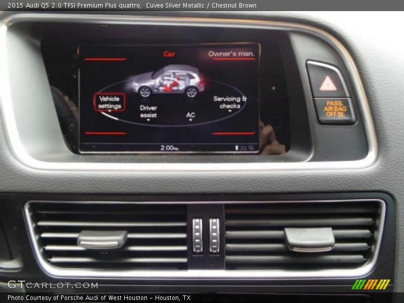 Cuvee Silver Metallic / Chestnut Brown 2015 Audi Q5 2.0 TFSI Premium Plus quattro