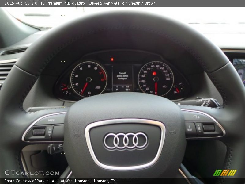 Cuvee Silver Metallic / Chestnut Brown 2015 Audi Q5 2.0 TFSI Premium Plus quattro