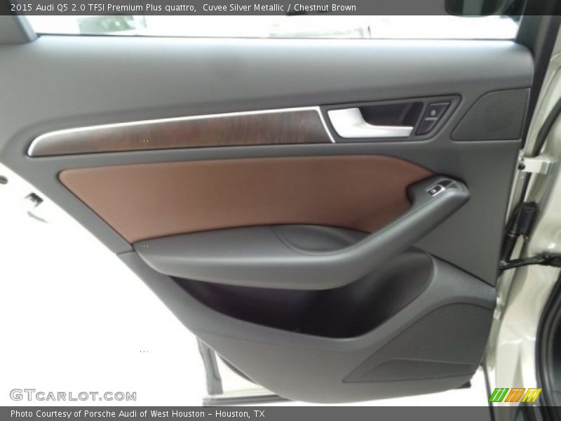 Cuvee Silver Metallic / Chestnut Brown 2015 Audi Q5 2.0 TFSI Premium Plus quattro