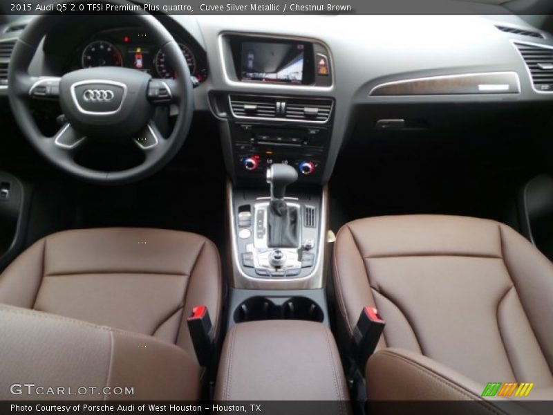 Cuvee Silver Metallic / Chestnut Brown 2015 Audi Q5 2.0 TFSI Premium Plus quattro