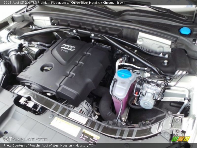 Cuvee Silver Metallic / Chestnut Brown 2015 Audi Q5 2.0 TFSI Premium Plus quattro