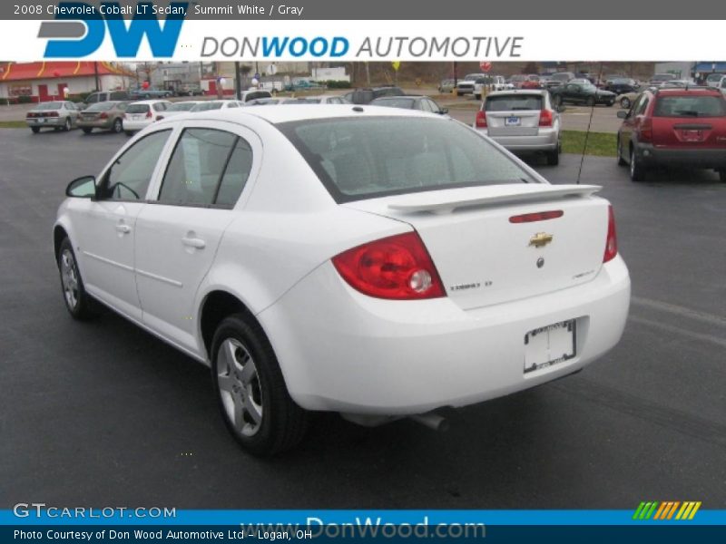 Summit White / Gray 2008 Chevrolet Cobalt LT Sedan