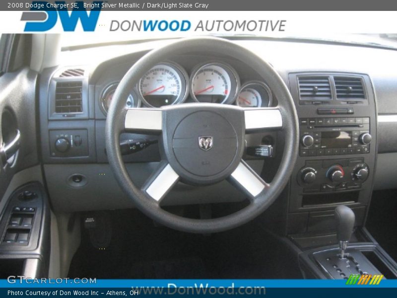 Bright Silver Metallic / Dark/Light Slate Gray 2008 Dodge Charger SE