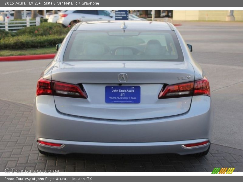 Slate Silver Metallic / Graystone 2015 Acura TLX 2.4