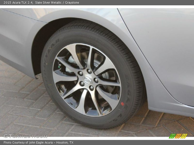 Slate Silver Metallic / Graystone 2015 Acura TLX 2.4