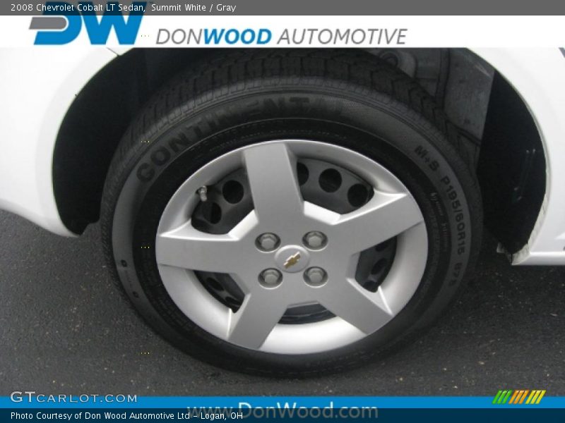 Summit White / Gray 2008 Chevrolet Cobalt LT Sedan