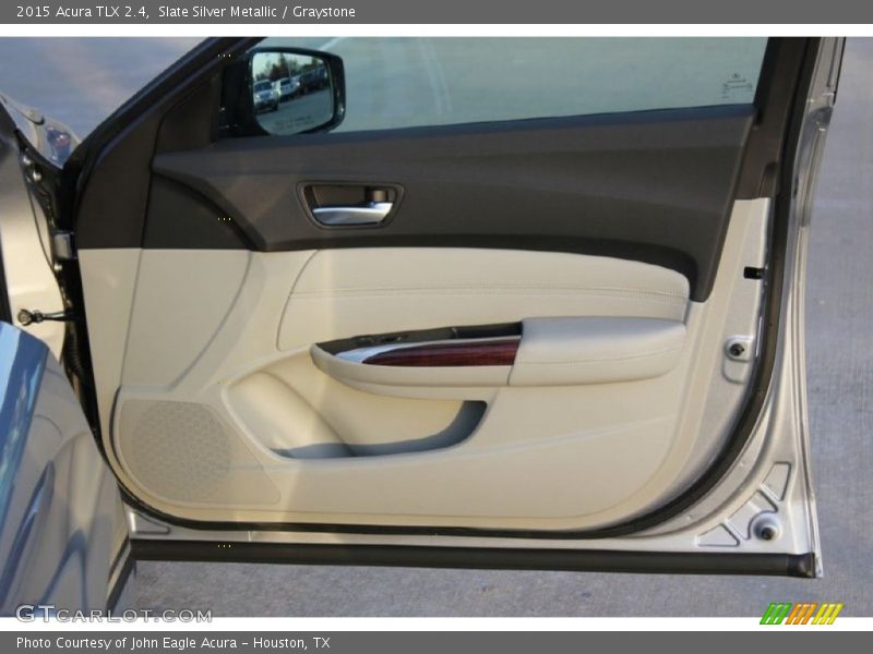 Slate Silver Metallic / Graystone 2015 Acura TLX 2.4