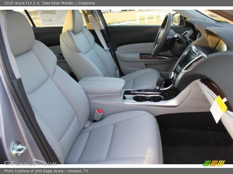 Slate Silver Metallic / Graystone 2015 Acura TLX 2.4