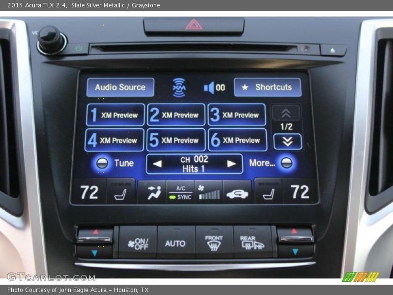 Slate Silver Metallic / Graystone 2015 Acura TLX 2.4