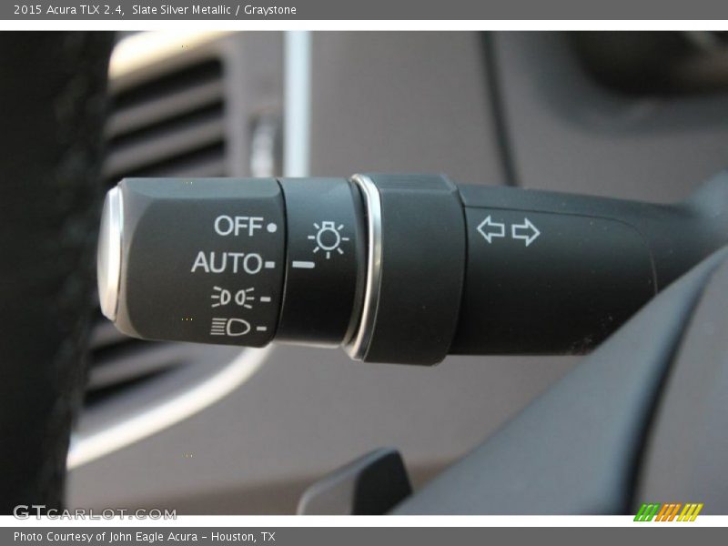 Slate Silver Metallic / Graystone 2015 Acura TLX 2.4