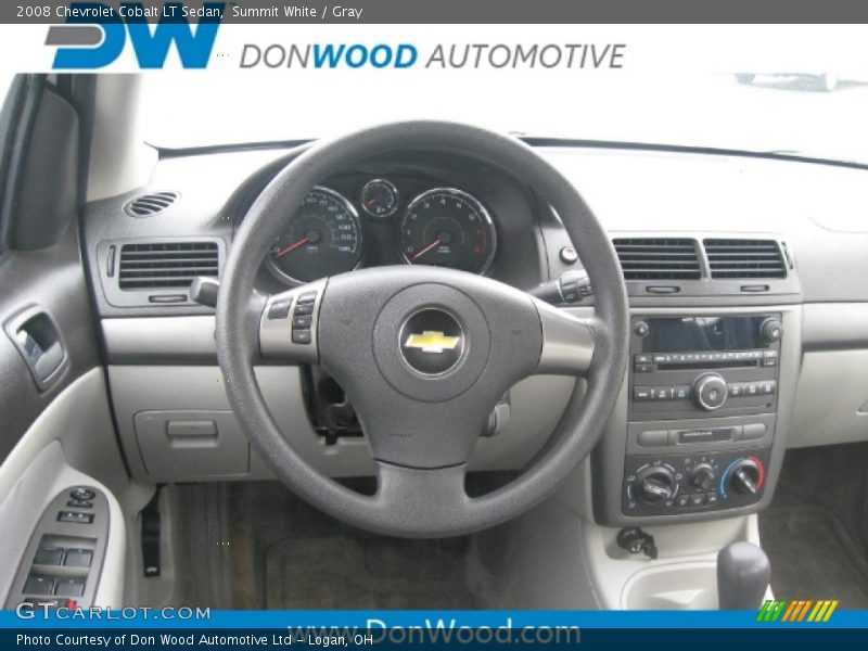 Summit White / Gray 2008 Chevrolet Cobalt LT Sedan
