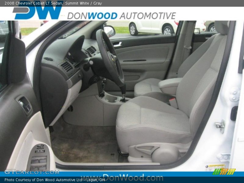 Summit White / Gray 2008 Chevrolet Cobalt LT Sedan