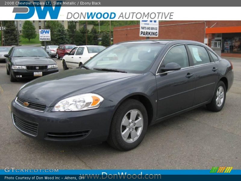 Slate Metallic / Ebony Black 2008 Chevrolet Impala LT