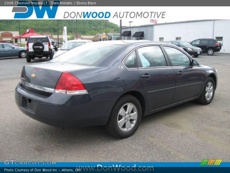 Slate Metallic / Ebony Black 2008 Chevrolet Impala LT