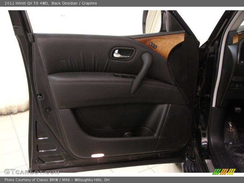 Black Obsidian / Graphite 2011 Infiniti QX 56 4WD