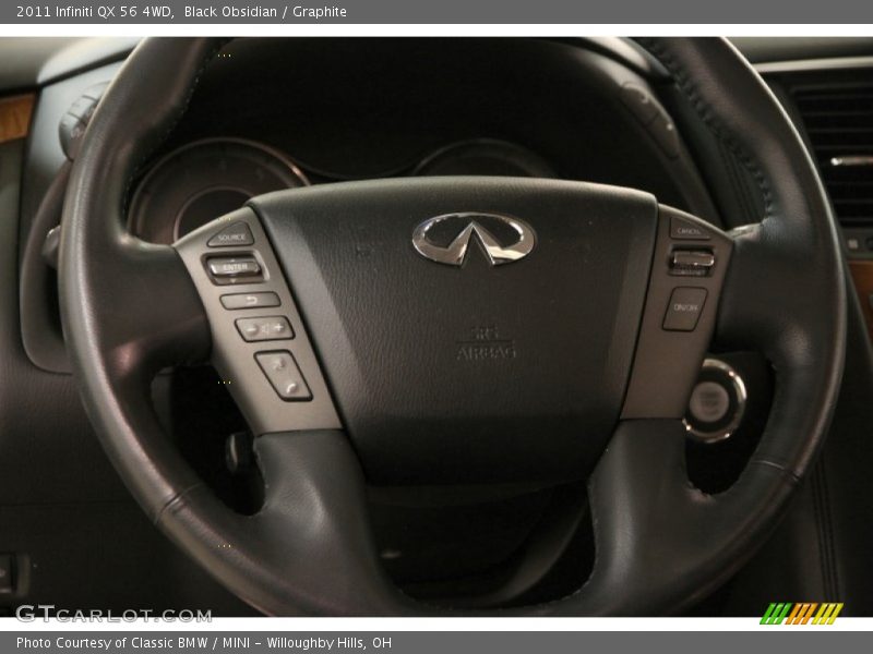 Black Obsidian / Graphite 2011 Infiniti QX 56 4WD
