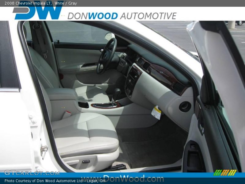 White / Gray 2008 Chevrolet Impala LT