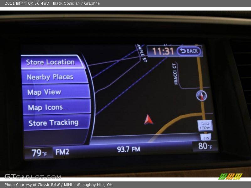 Black Obsidian / Graphite 2011 Infiniti QX 56 4WD